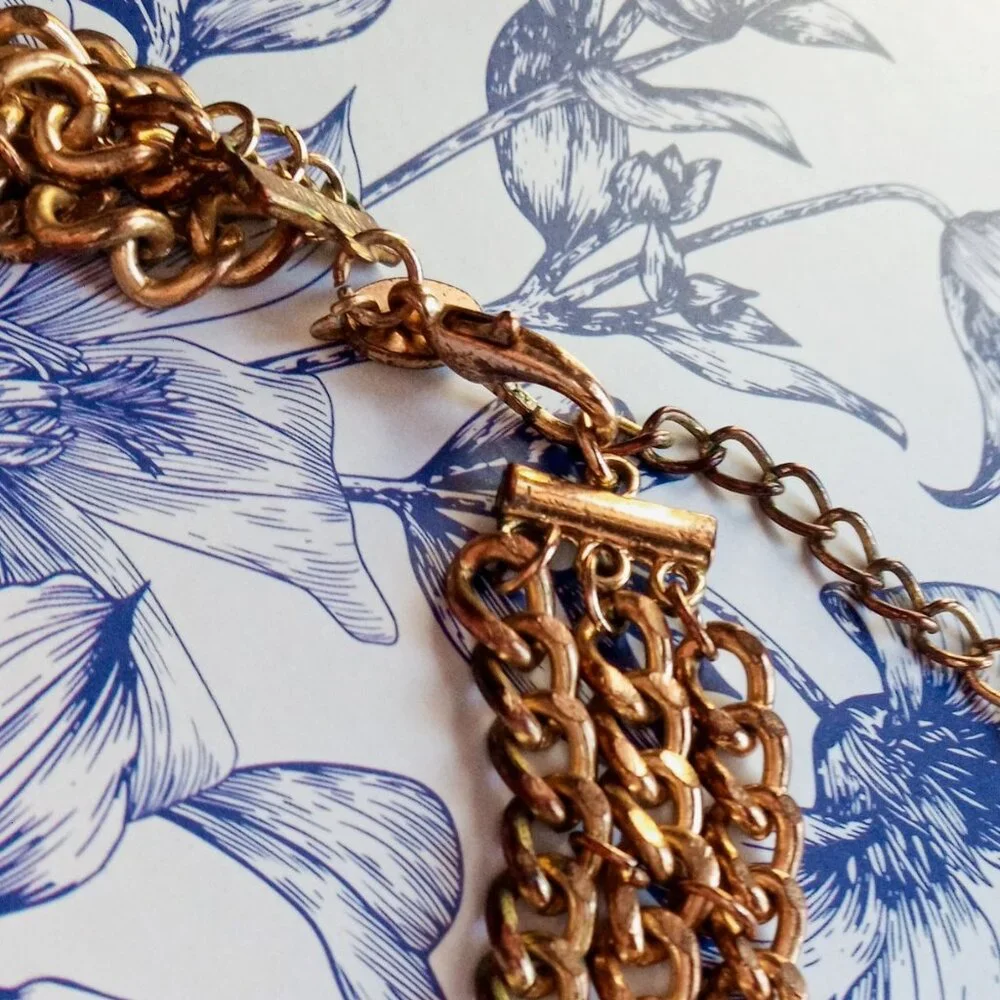 ⭐️HOST PICK! Stunning Starburst Statement Chunky Necklace Black Gold Silver Glam - Picture 12 of 15